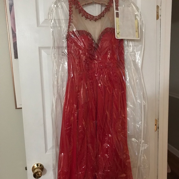 Red Ball Gown Prom Dress - Picture 5 of 5